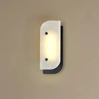 Asymmetrical Elaris Alabaster Wall Lamp