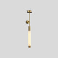 Illuminated Modern Alabaster Pendant and Wall Light Studio Shot