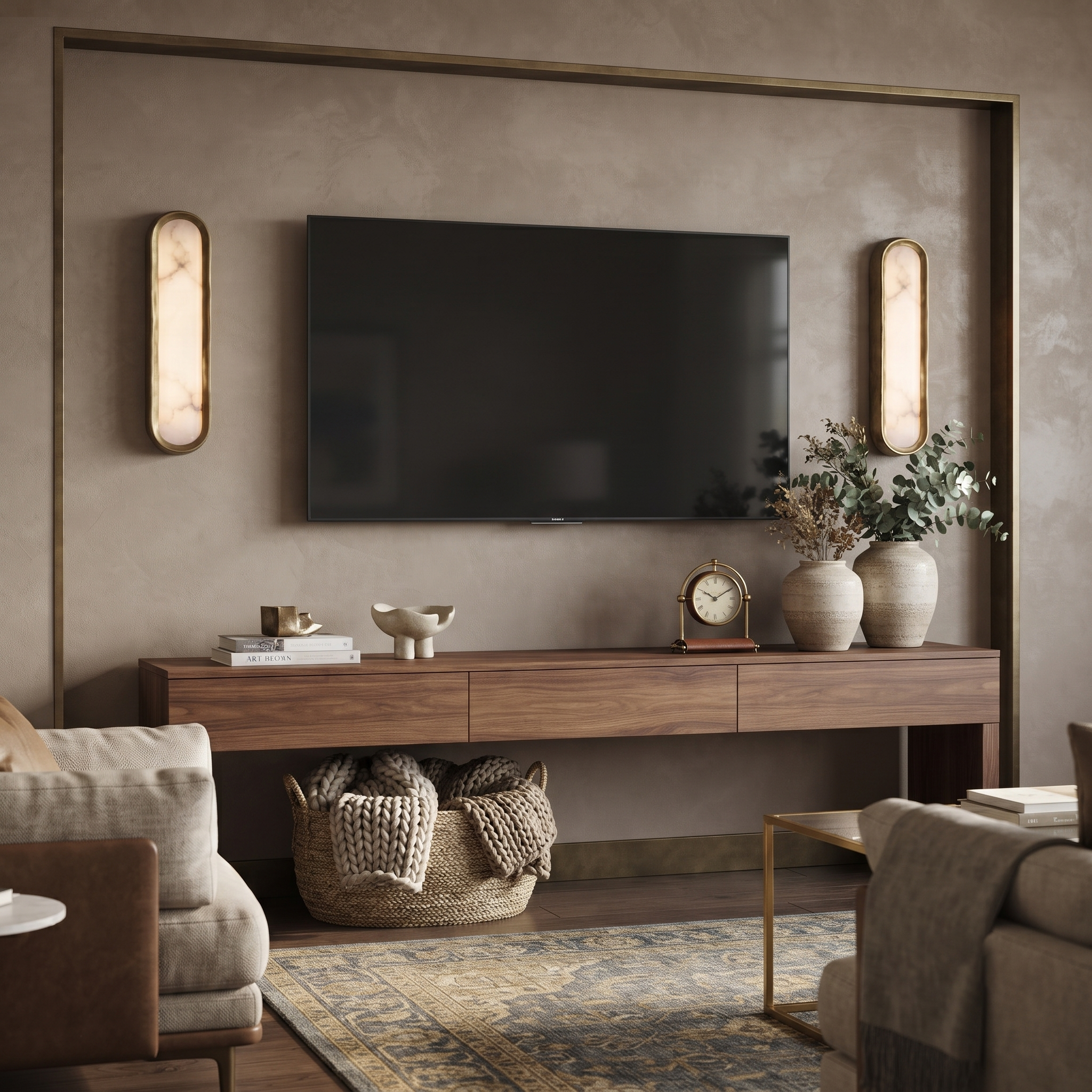 Aura Arch Alabaster Sconce