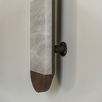 Aura Capsule Alabaster Sconce