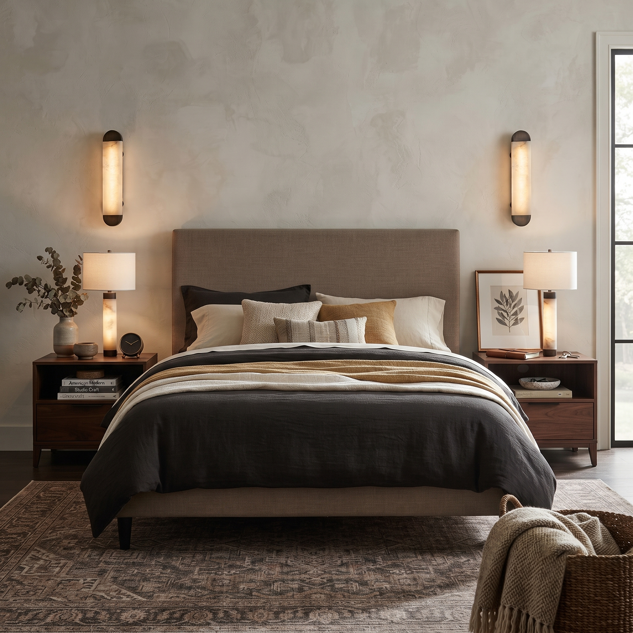Aura Capsule Alabaster Sconce