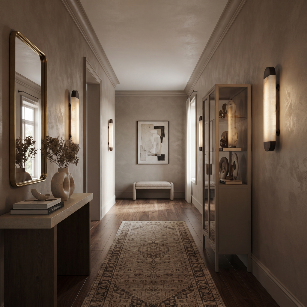 Aura Capsule Alabaster Sconce