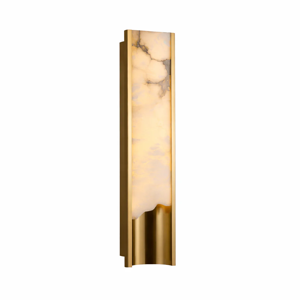 Applique linéaire Aura en albâtre