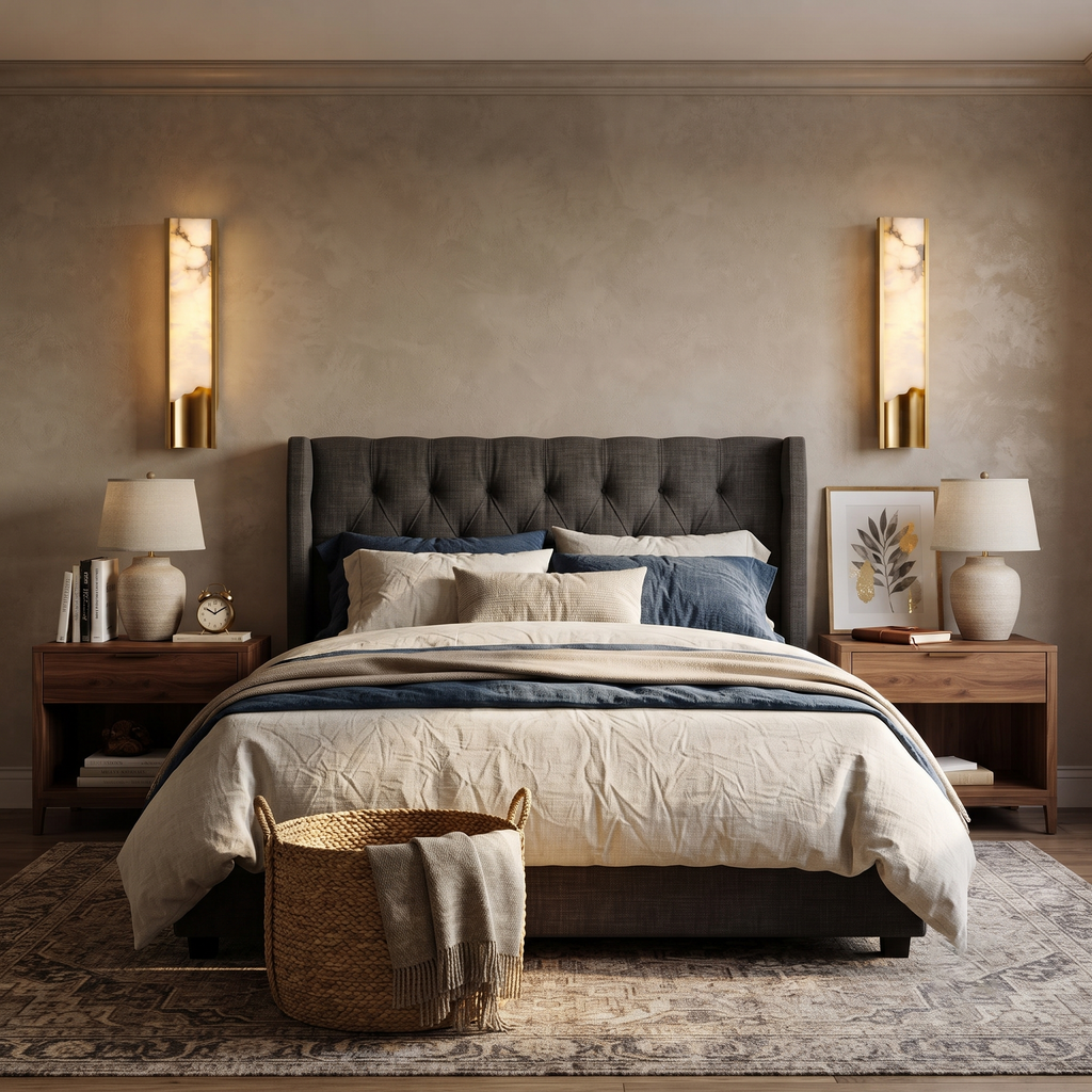 Aura Linear Alabaster Sconce