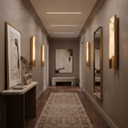Aura Linear Alabaster Sconce