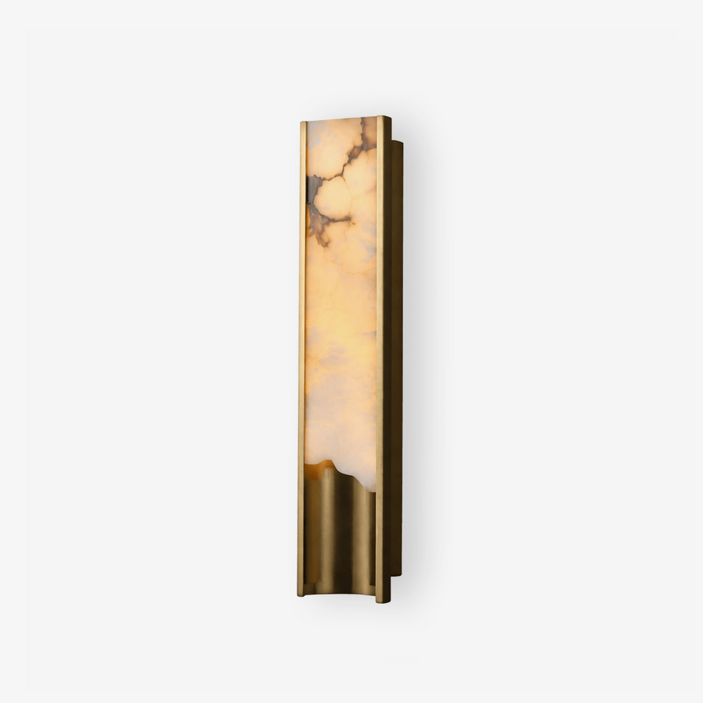 Aura Linear Alabaster Sconce