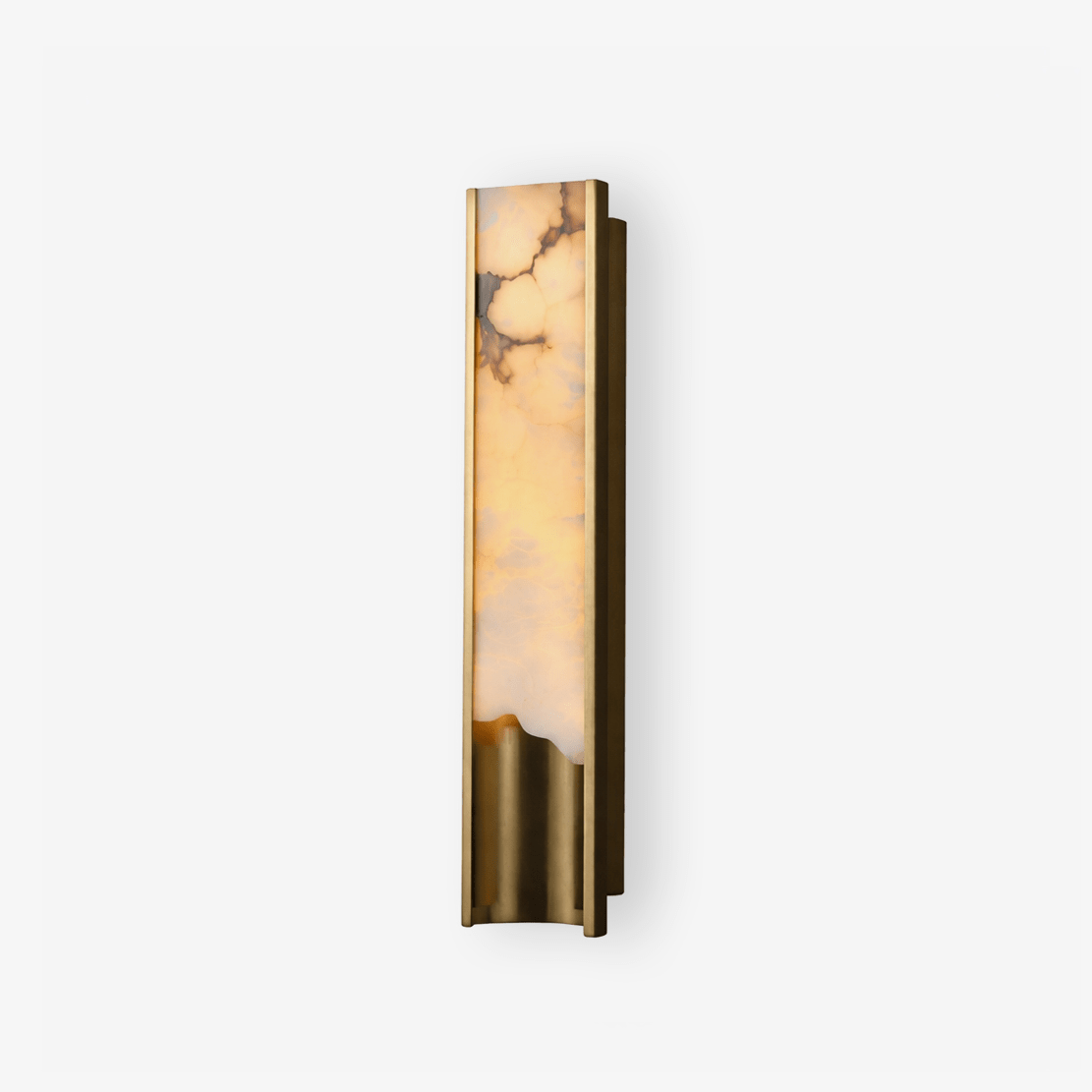 Aura Linear Alabaster Sconce