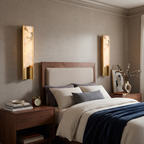 Aura Linear Alabaster Sconce