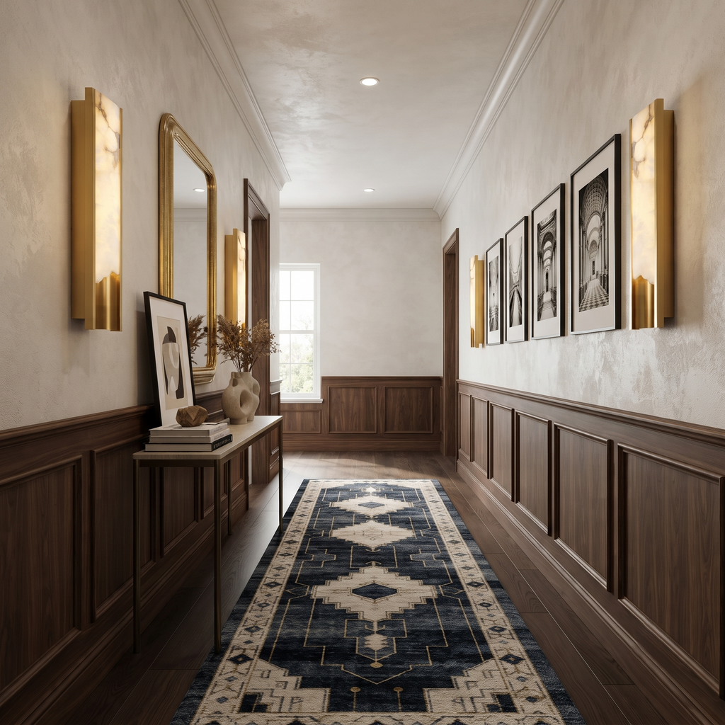Aura Linear Alabaster Sconce