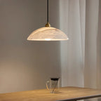 Modern Pendant Light Over Dining Area