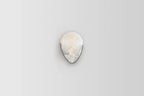 Illuminated Modern Oval Alabaster Wall Sconce Studio Display