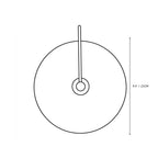 Aura Alabaster Disc Wall Sconce