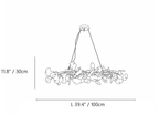 Aura Ginkgo Cascade Chandelier