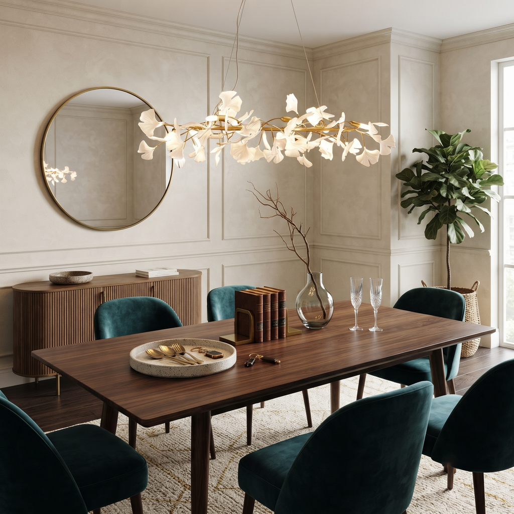 Aura Ginkgo Cascade Chandelier
