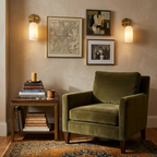 Alabaster Cylinder Wall Sconce