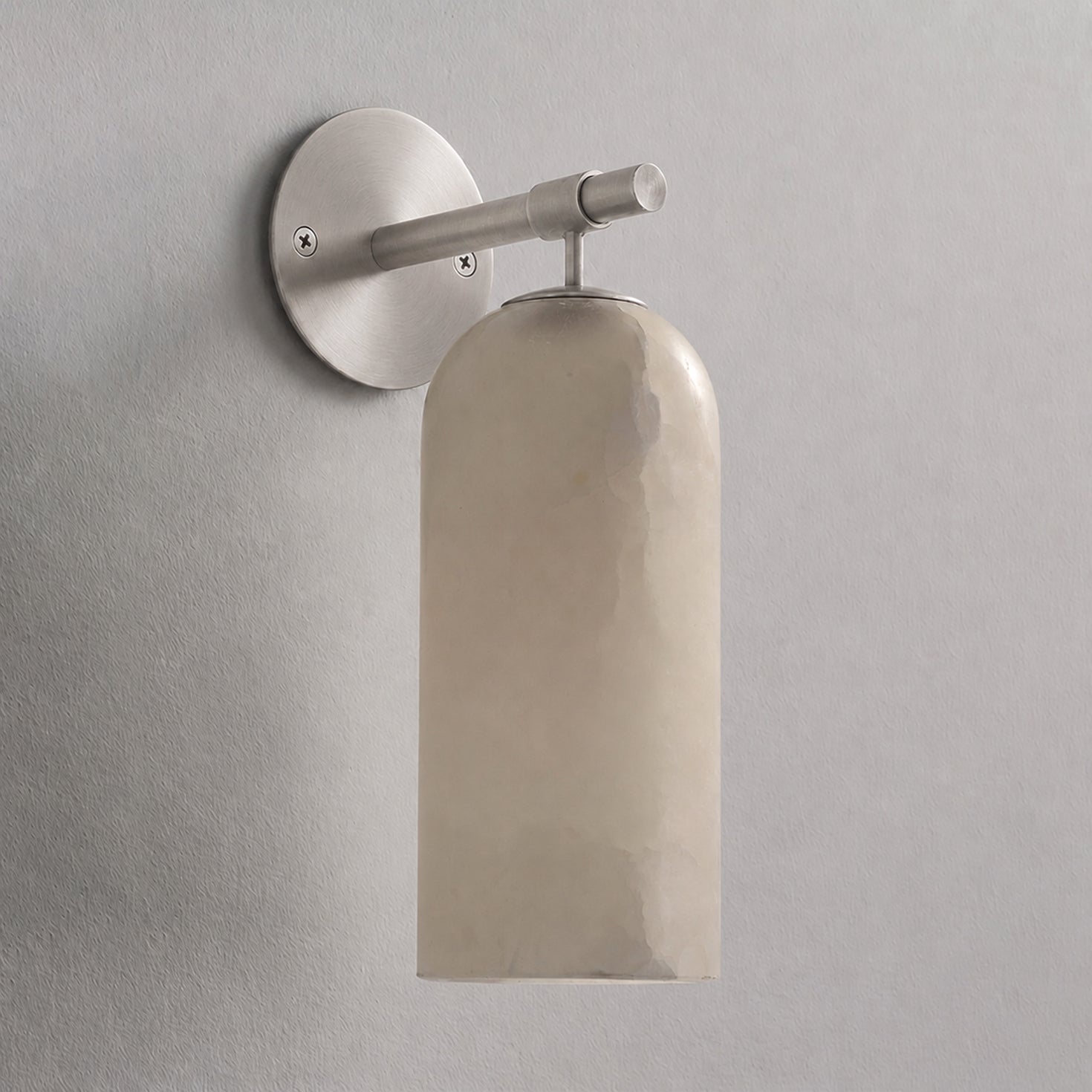 Alabaster Cylinder Wall Sconce