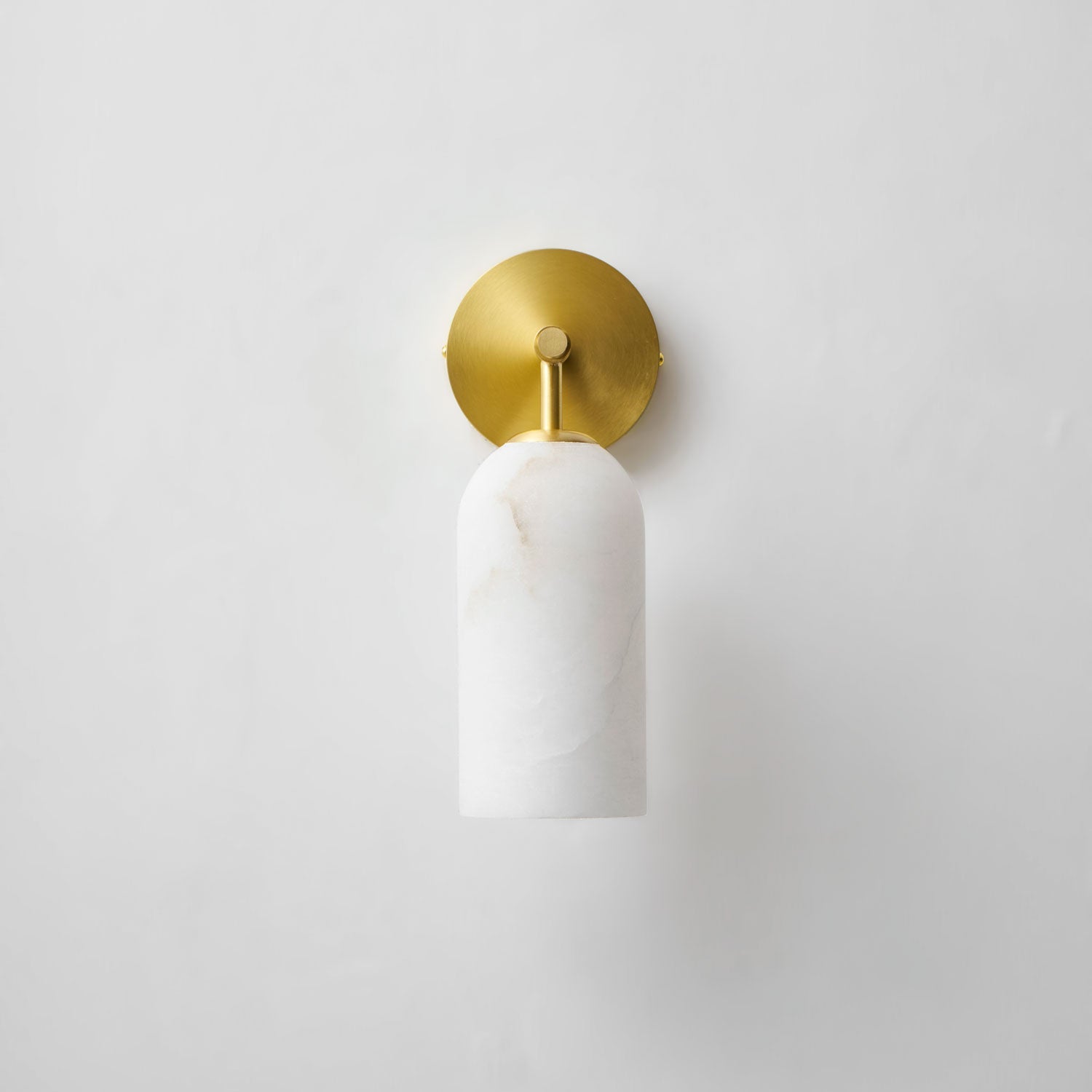 Alabaster Cylinder Wall Sconce