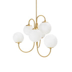 Glass Globe Chandelier