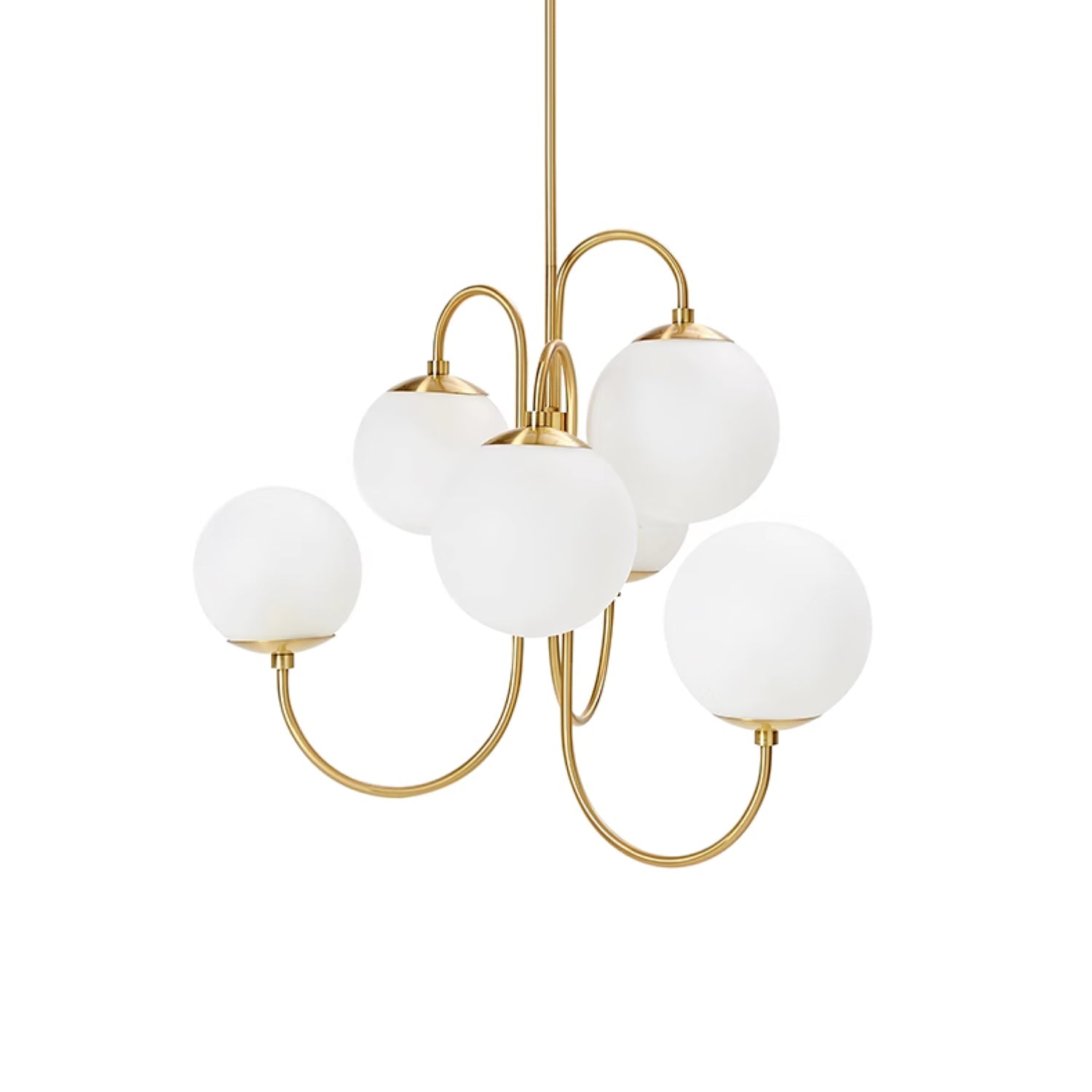 Glass Globe Chandelier