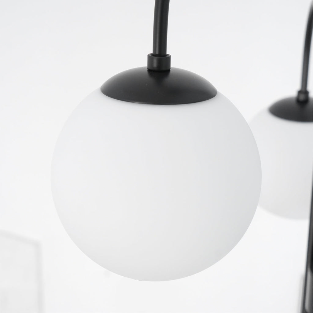 Glass Globe Chandelier