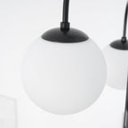 Glass Globe Chandelier