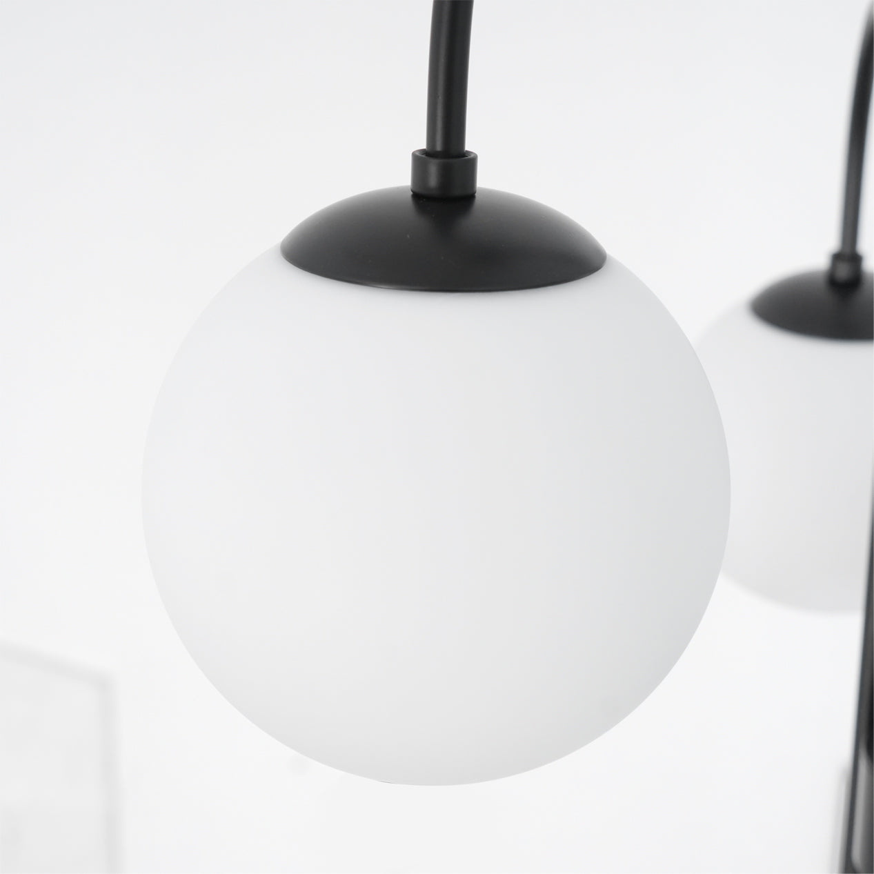 Glass Globe Chandelier