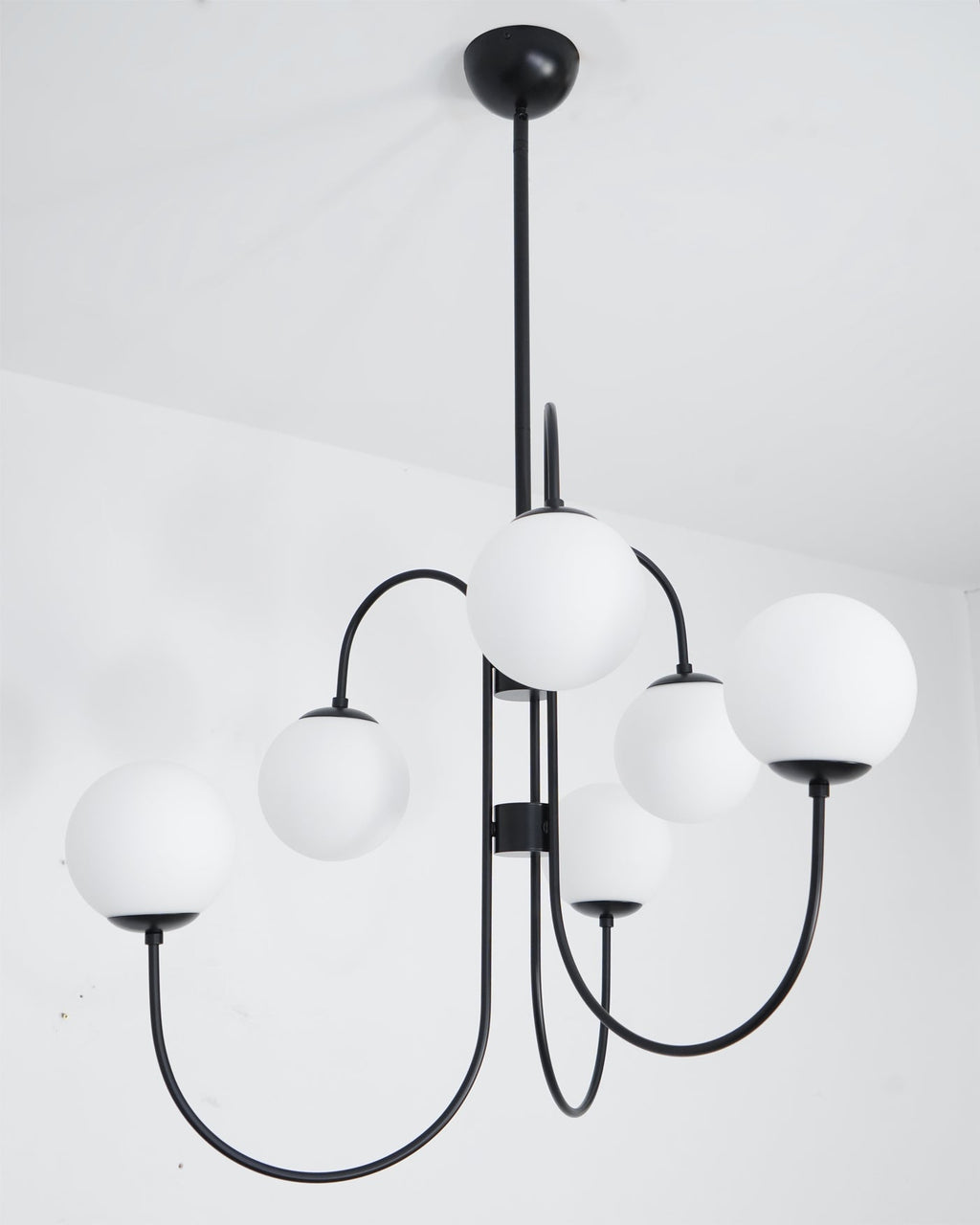 Glass Globe Chandelier