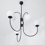 Glass Globe Chandelier