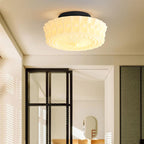 Aurelia Scalloped Glass Flush Mount
