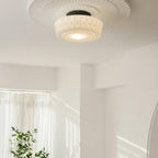 Aurelia Scalloped Glass Flush Mount