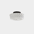Aurelia Scalloped Glass Flush Mount