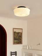 Aurelia Scalloped Glass Flush Mount