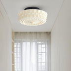 Aurelia Scalloped Glass Flush Mount