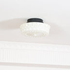 Aurelia Scalloped Glass Flush Mount