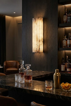 Aurelius Fluted Alabaster Sconce
