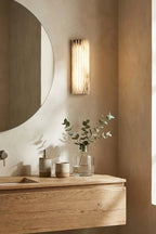 Aurelius Fluted Alabaster Sconce