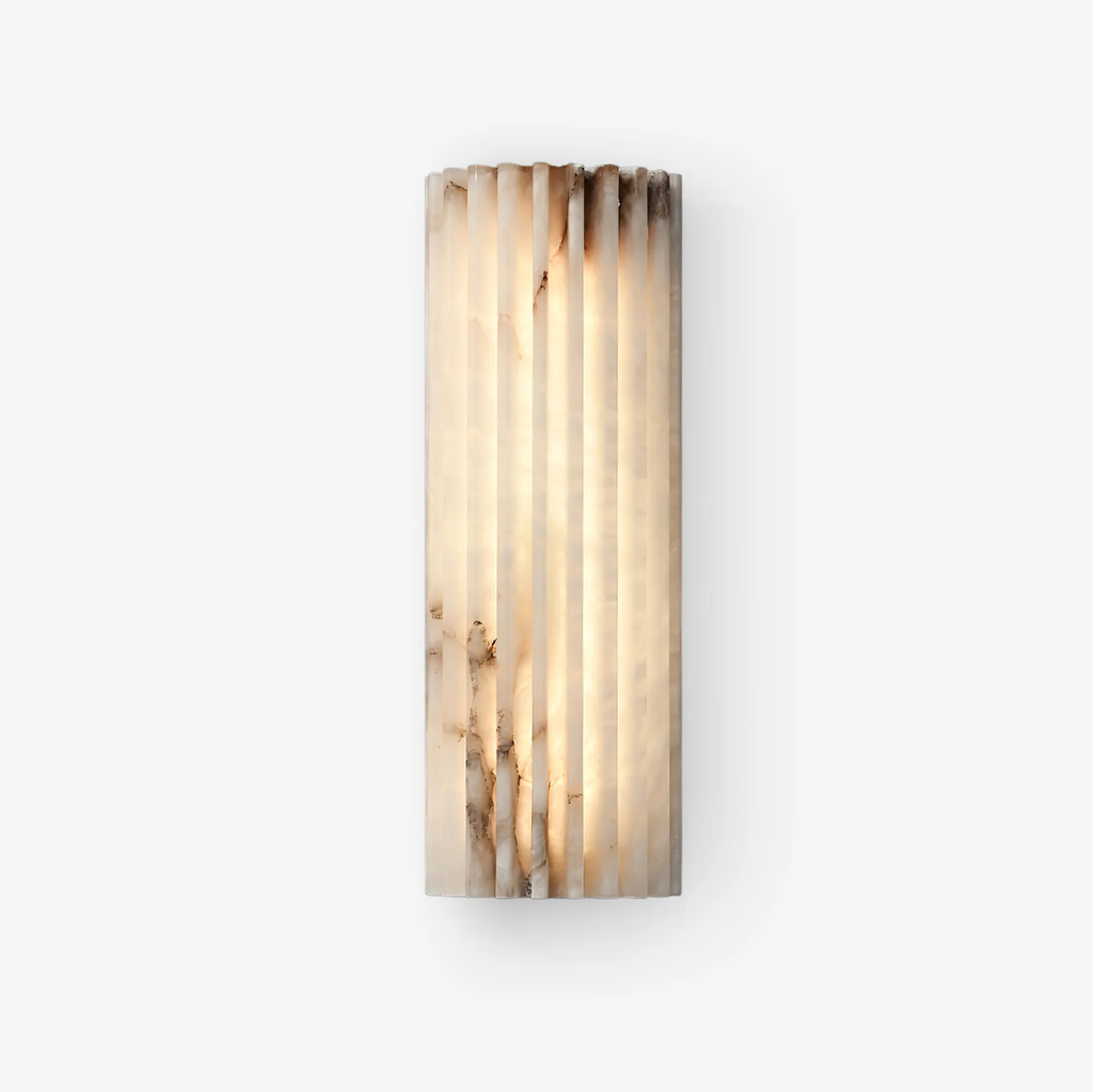 Aurelius Fluted Alabaster Sconce
