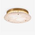 Aurene Alabaster Disc Flush Mount