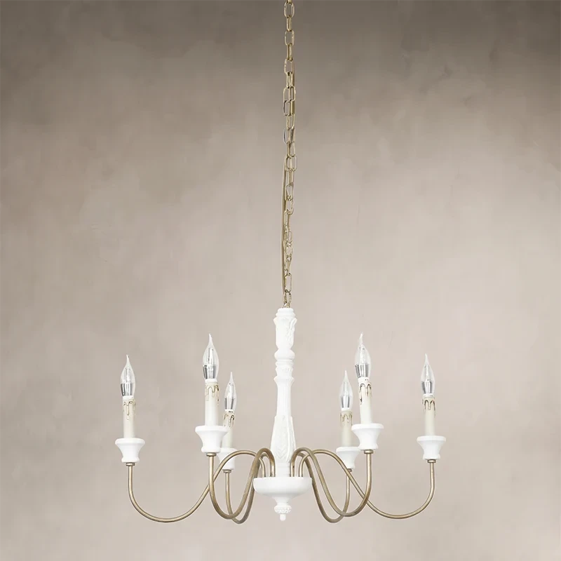 Baroque Distressed Candle Pendant