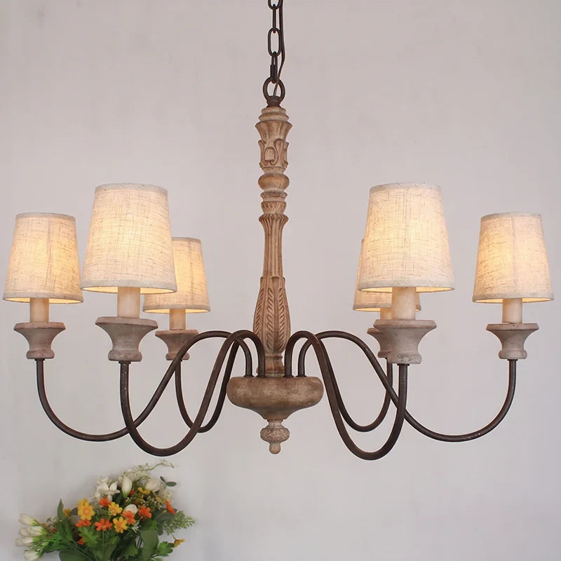 Baroque Distressed Candle Pendant