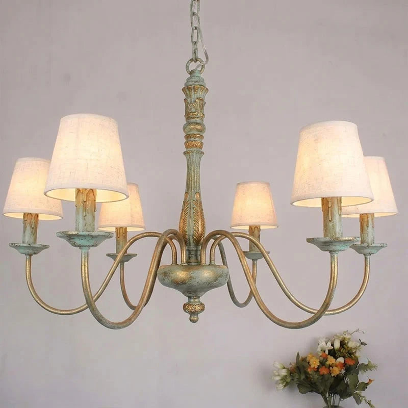 Baroque Distressed Candle Pendant