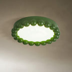 Beaded Resin LED Flush Mount