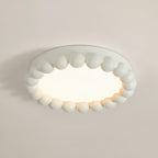 Beaded Resin LED Flush Mount