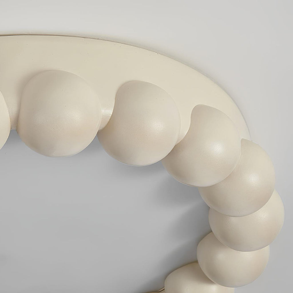 Beaded Resin LED Flush Mount