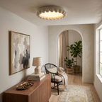 Beaded Resin LED Flush Mount