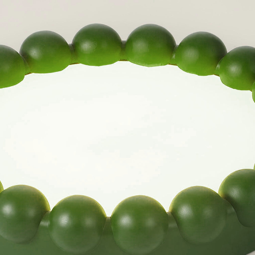 Beaded Resin LED Flush Mount