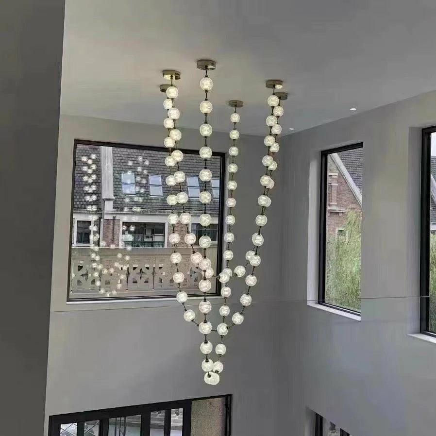 Beaded Strand Chandelier