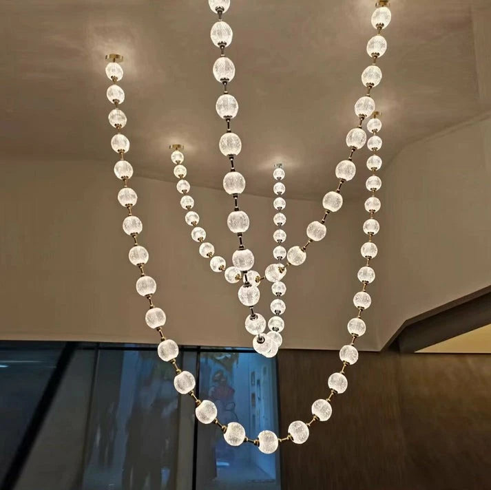Beaded Strand Chandelier