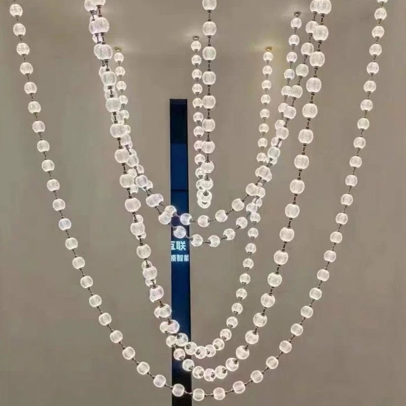 Beaded Strand Chandelier
