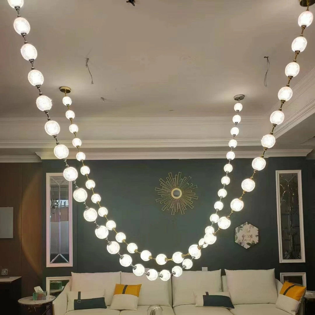 Beaded Strand Chandelier